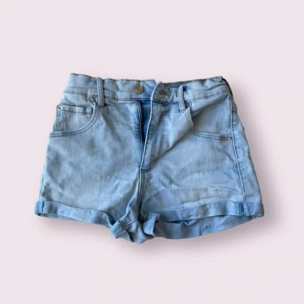 Garage High Rise Denim Shorts